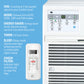 12,000 BTU 230V Energy Star Through-the-Wall Air Conditioner with Remonte Control for Spaces up to 550 Sq. Ft.