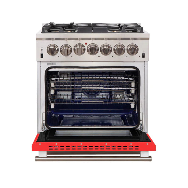 Forno Capriasca 30" Freestanding Gas Range Red Door