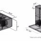 ZLINE 48 in. Remote Dual Blower Stainless Island Range Hood, GL2i-RD-48