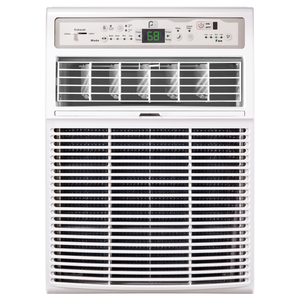 10,000 BTU 115V Casement Slider Window Air Conditioner with Follow-Me Remote Control