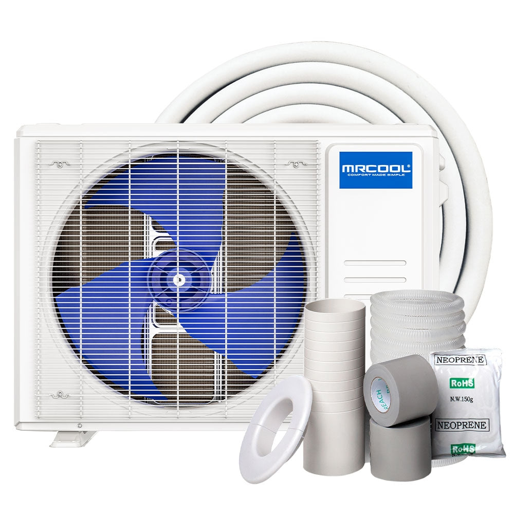 MRCOOL 5th Gen Advantage 12,000 BTU Condenser with 16ft. Line Set 230V (HVAC Technician Required), A-12-HP-C-230D-O