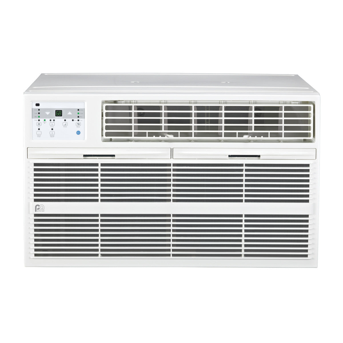 14,000 BTU 230V Through-the-Wall Air Conditioner with 10,600 BTU Electric Heater, Follow-Me Remote Control