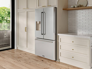 THOR Kitchen 36" 28.9 cu. ft. French Door Standard Depth Refrigerator with Water Dispenser and Dual Ice Maker, TRF3628FFD