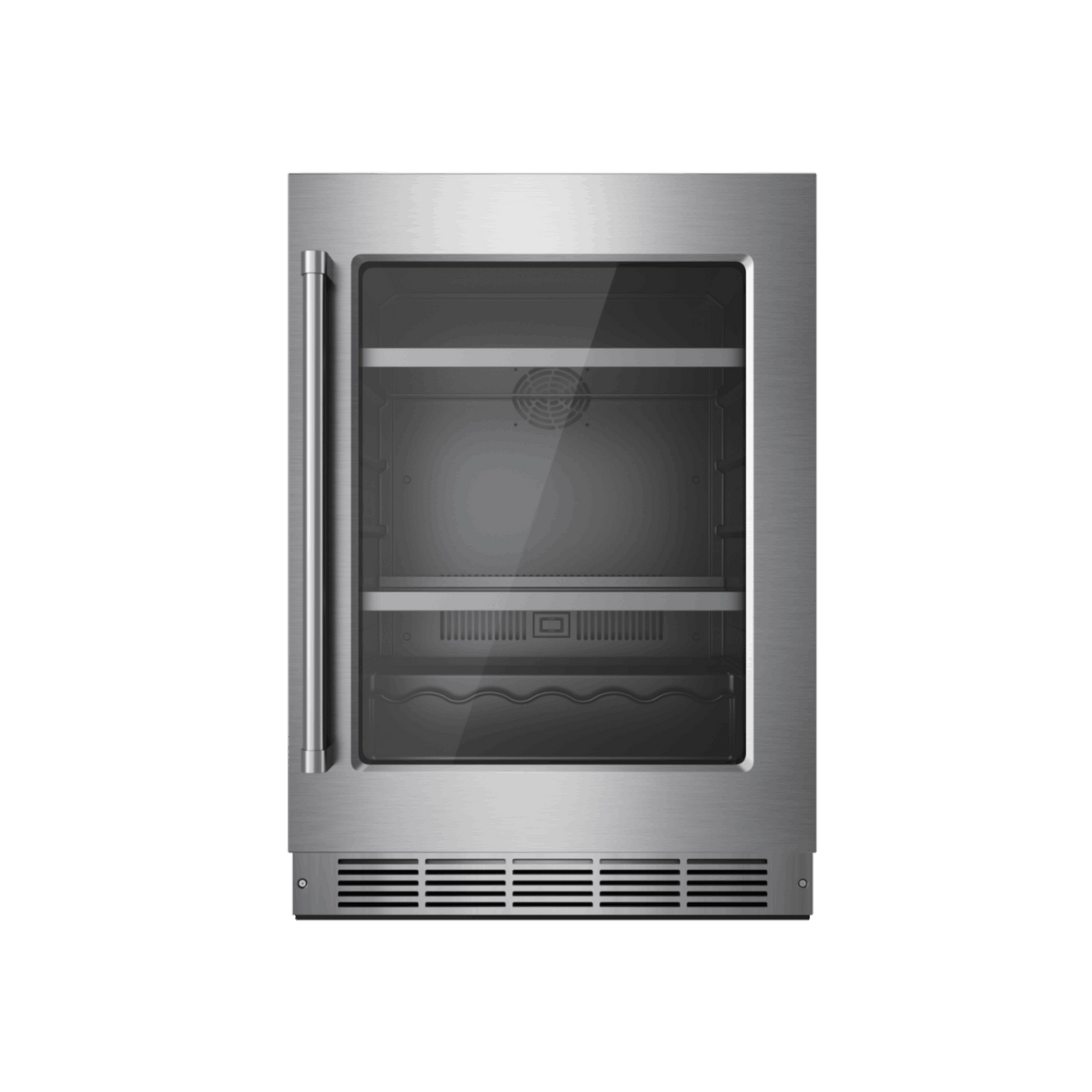 THOR Kitchen 24" 5.2 cu. ft. 113 Can Undercounter Beverage Cooler with LED Lights, TBR24US