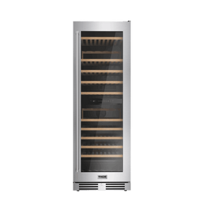 THOR Kitchen 24" 14.5 cu. ft. 115 Bottle Dual Zone Wine Cooler with LED Lights, TWC2470D