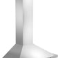 ZLINE 48 in. Convertible Vent Wall Mount Range Hood in Stainless Steel with Crown Molding, KBCRN-48