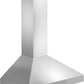 ZLINE 36 in. Convertible Vent Wall Mount Range Hood in Stainless Steel with Crown Molding, KL3CRN-36