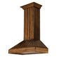 ZLINE 36 in. Wooden Wall Range Hood, Rustic Light, KPLL-36