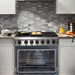 THOR Kitchen 36 in. 6.0 Cu. Ft Professional Natural Gas Range in Stainless Steel, LRG3601U