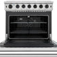 THOR Kitchen Package - 36" Propane Gas Range, Range Hood, AP-LRG3601ULP-C