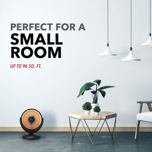 800/400W Radiant 14" Dish Heater, Black