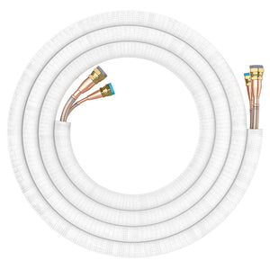 MRCOOL DIY® 5th Gen 50 ft. 1/4" x 1/2" Pre-Charged Quick Connect Line Set with DIY Pro Cable - R454B (for 18K Indoor Units)