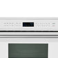 FORNO Espresso Oliena 30" 1.6 cu. ft. Built-In Microwave Oven in White with Stainless Steel Handles, FMWDR3093-30WHT
