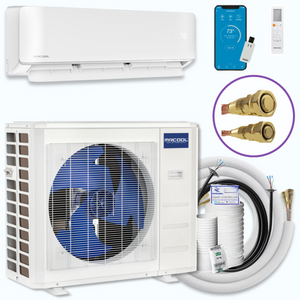 MRCOOL DIY® 5th Gen EasyPro 24,000 BTU Single Zone Mini Split Complete System 230V with 16 ft. DIY Quick Connect Line Set and DIYPRO Cable, EZPRO-24-HP-23016D-O