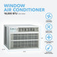 18,000 BTU High-Efficiency Window Air Conditioner with Remote Control