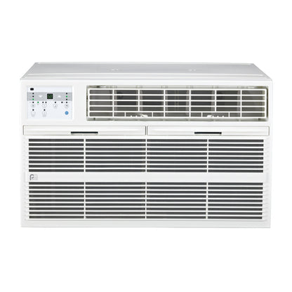 12,000 BTU 230V Through-the-Wall Air Conditioner with 10,600 BTU Electric Heater, Follow-Me Remote Control