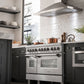 ZLINE Appliance Package - 48" Dual Fuel Range and Convertible Vent Range Hood in Satin Stainless Steel , 2KP-RASSNRH48