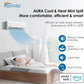 Senville AURA 18,000 BTU Single Zone Ductless Mini Split - 230V - 21.4 SEER2 - Energy Star, SENA-18HF