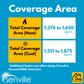 Senville AURA 36,000 BTU Ceiling Cassette 3 Zone Ductless Mini Split - 230V - 23 SEER2 - Energy Star, SENA-36HF-TIC121212