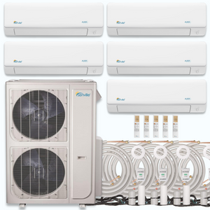 Senville AURA 45,000 BTU 5 Zone Ductless Mini Split - 230V - 21.8 SEER2 - Energy Star, SENA-48HF-F99999