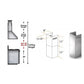 ZLINE Short Kit for 8ft. Ceilings (SK-KF1)