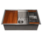 ZLINE 30 in. Garmisch Undermount Single Bowl Stainless Steel Kitchen Sink with Bottom Grid and Accessories, SLS-30