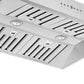 FORNO Appliance Package - 30" Gas Range, 30" Range Hood, Microwave Drawer, AP-FFSGS6276-30-W-3