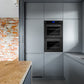 ZLINE Appliance Package - 30" Professional Double Wall Oven, 30" Rangetop, Range Hood In Black Stainless Steel, 3KP-RTBRH30-AWD