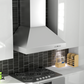 ZLINE 48 in. Professional Ducted Wall Mount Range Hood in Stainless Steel, 697-48