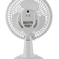 2-in-1 6" Clip-On Fan with Table Top Adapter and Fully Adjustable Fan Head