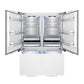 ZLINE 60 In. 32.2 cu. Ft. Panel Ready Built-In 4-Door French Door Refrigerator with Internal Water and Ice Dispenser, RBIV-60