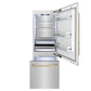 ZLINE Autograph 30 In. 16.1 cu. ft. Built-In Refrigerator with Internal Water and Ice Dispenser with Bronze Accents, RBIVZ-304-30-CB
