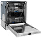 ZLINE Autograph Package - 48" Dual Fuel Range, Range Hood, Dishwasher in Satin Stainless Steel, Matte Black Accents