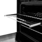 ZLINE 30" Autograph Professional True Convection Single Wall Oven with Air Fry and Self Clean in Satin Stainless Steel with White Matte Door and Matte Black Handle, WASSZ-WM-30-MB