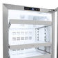ZLINE Autograph 24" Touchstone 151 Can Beverage Fridge with Stainless Steel Glass Door and Polished Gold Handle,  RBSOZ-GS-24-G