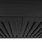 ZLINE 30 in. Convertible Vent Wall Mount Range Hood in Black Stainless Steel, BSKBN-30