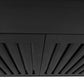ZLINE 24" Convertible Wall Mount Range Hood in Black Stainless with Charcoal Filters, BSKBN-CF-24