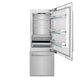 ZLINE 30" 16.1 cu. ft. Built-In Bottom Freezer Refrigerator with Water Dispenser and Ice Maker in Satin Stainless Steel, RBIV-SN-30