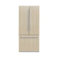 ZLINE 36 In. 19.6 cu. Ft. Panel Ready Built-In 3-Door French Door Refrigerator with Internal Water and Ice Dispenser, RBIV-36