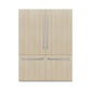 ZLINE 60 In. 32.2 cu. Ft. Panel Ready Built-In 4-Door French Door Refrigerator with Stainless Steel Handles, RBIV-60-SS