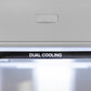ZLINE Autograph 60" Built-In Refrigerator with Internal Water and Ice Dispenser, Matte Black Accents
