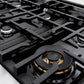ZLINE 48" 6.7 cu. ft. Classic Double Oven Gas Range with 8 Burner Cooktop in Satin Stainless Steel, CGRS-48