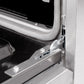 ZLINE 48" 6.7 cu. ft. Classic Double Oven Gas Range with 8 Burner Cooktop in Satin Stainless Steel with White Matte Doors, CGRS-WM-48