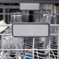 ZLINE 24" Monument Series 3rd Rack Top Touch Control Dishwasher with Satin Stainless Steel Panel and Stainless Steel Tub, 45dBa, DWMT-SN-24