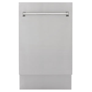 ZLINE 18 in. Top Control Tall Dishwasher in Stainless Steel with 3rd Rack, DWV-304-18