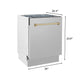 ZLINE Autograph Series 24 inch Tall Dishwasher in Stainless Steel with Champagne Bronze Handle, DWVZ-304-24-CB
