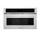 ZLINE 30" 1.6 cu ft. Built-in Convection Microwave Oven in Satin Stainless Steel with Speed and Sensor Cooking, MWO-30-SS