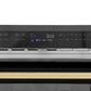 ZLINE Autograph 24" Built-in Convection Microwave Oven in Black Stainless Steel and Gold Accents, MWOZ-24-BS-G