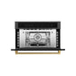 ZLINE Autograph 30" 1.55 cu ft. Built-in Convection Microwave Oven in Black Stainless Steel and Gold Accents, MWOZ-30-BS-G