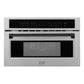 ZLINE Autograph Matte Black Package - 48" Rangetop, 48" Range Hood, Dishwasher, Refrigerator with External Water and Ice Dispenser, Microwave Oven
